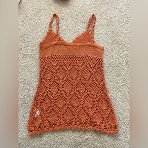 Knitted Orange Tank